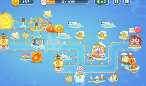 保卫萝卜4阿波尼克号第34关攻略